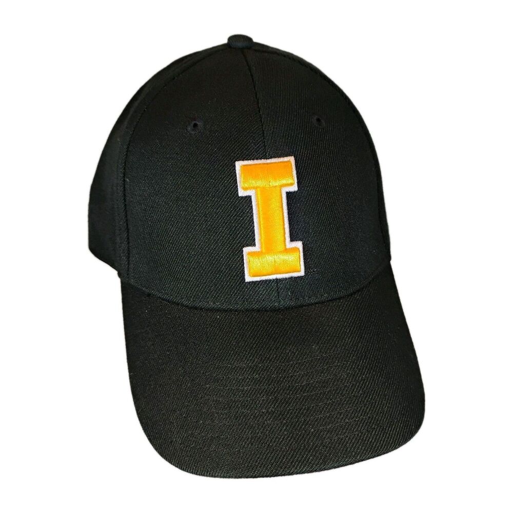 Iowa Hawkeyes "Big I" Team Nike 7 3/8 Fitted Ball Cap Hat Raised Embroidery